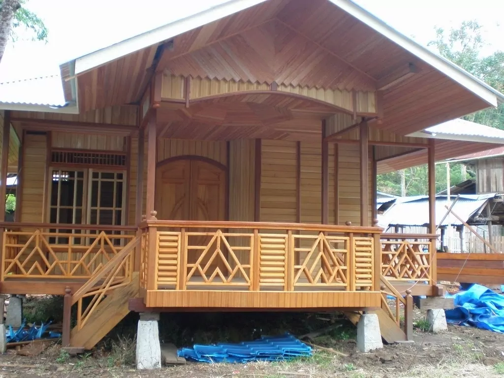 rumah kayu di Bandung